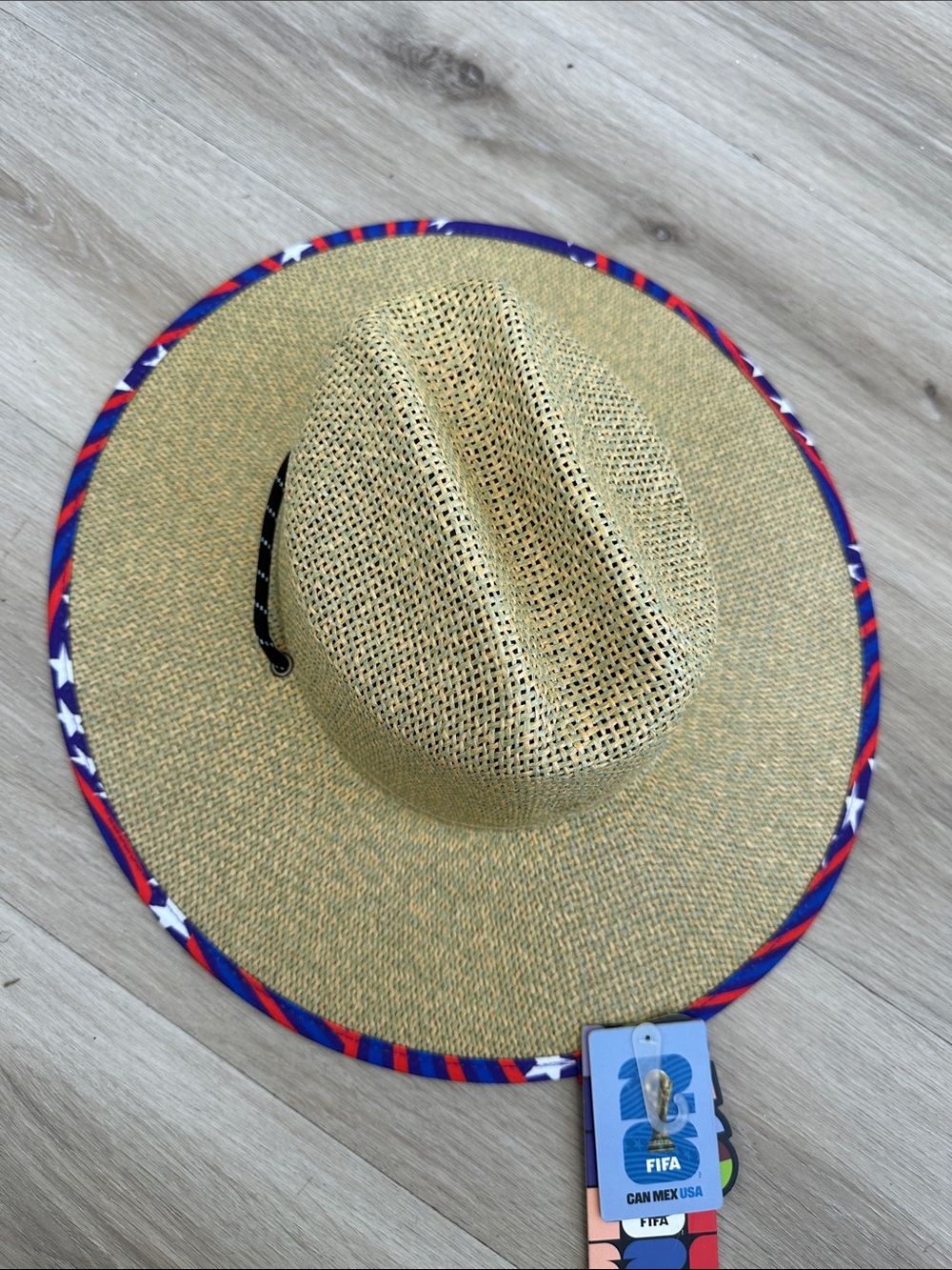 FIFA Emblem Paper Straw Hat - Picture 6 of 6